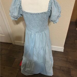 Ankle dress full skirt